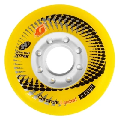 HYPER Concrete+G Yellow 80MM, 76MM, 72MM (4 units) 84A