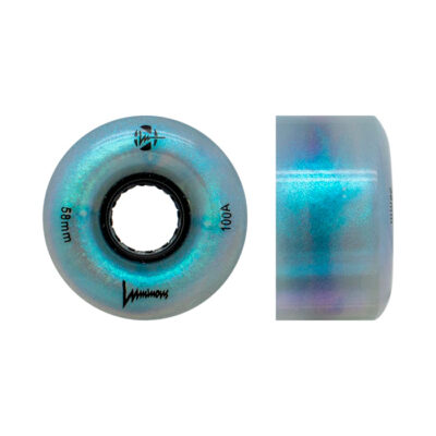 LUMINOUS - LED ROLLER WHEELS BLACK PEARL 100A - 58MM (4 UNITS)