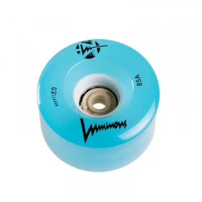 LUMINOUS - LED ROLLER WHEELS BLUE 85A - 62MM (4 UNITS)