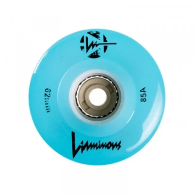 LUMINOUS - LED ROLLER WHEELS BLUE 85A - 62MM (4 UNITS)