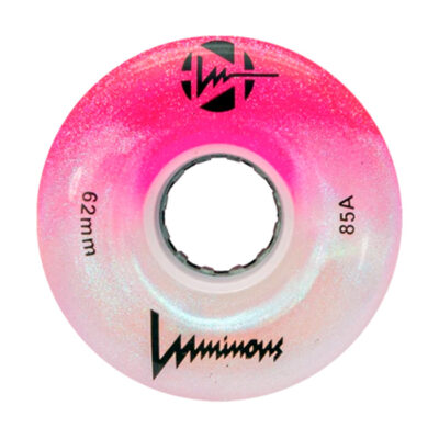 LUMINOUS - LED ROLLER WHEELS COTTON CANDY 85A - 62MM (4 UNITS)