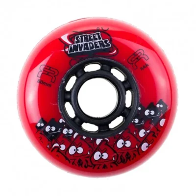 SEBA STREET INVADER WHEELS RED 80mm (4 UNITS) 84A